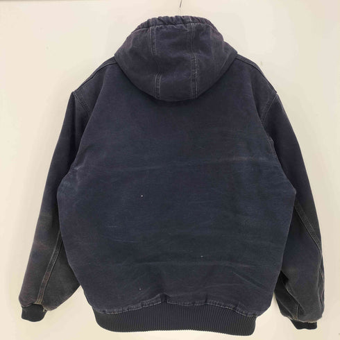 カーハート Carhartt 90s 革タグ USA製 企業ロゴ DUCK ACTIVE JACKET ダック地 裏地キルティング アクティブジャケット メンズ import:XL